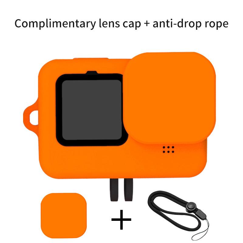 Для Hero 9 10 11 12 черный чехол для аксессуаров защитный мягкий стандартный корпус резиновый силиконовый чехол протектор для Hero