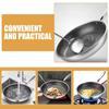 Stainless Steel Frying Pan Non-coated Steak Cooking Pot Durable NonStick Pan  Gas Induction Cooker