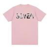 JungKook Seven T Shirt Unisex Harajuku Aesthetic Graphic Letter Print T-Shirt Unisex Casual Oversize Cotton Tee Shirt Korea Clothes
