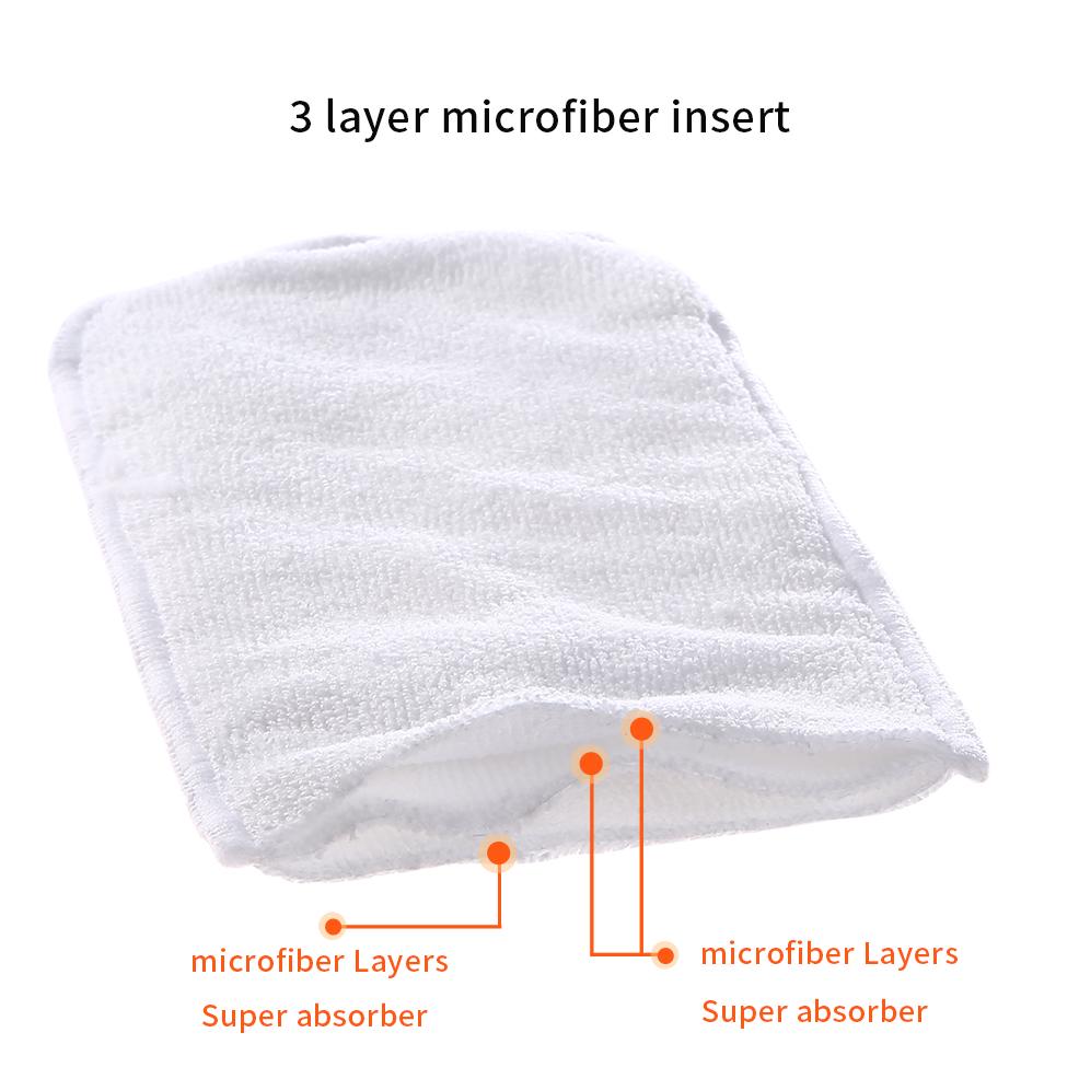 Комплект водонепроницаемых подгузников с мультяшным принтом, 12 шт