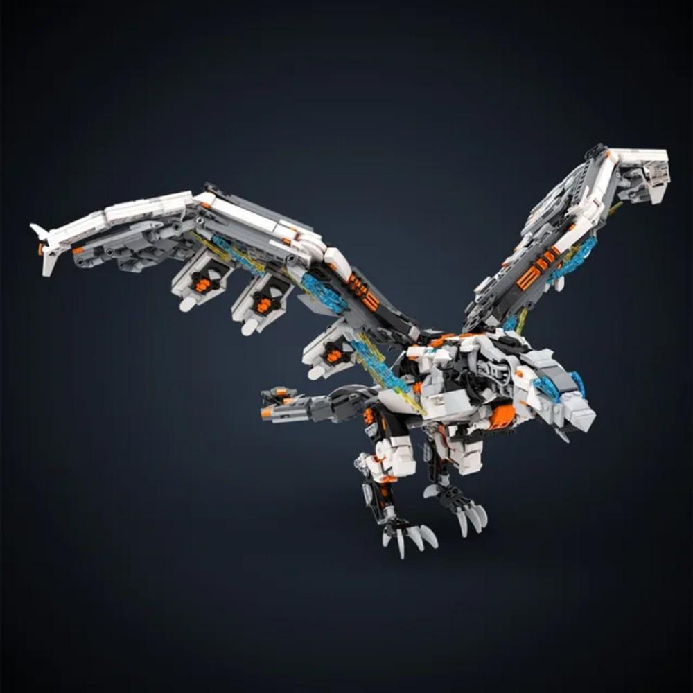 MOC Horizon West Птица-буря Динозавр Строительные блоки Zero Dawn Механический Монстр-колючка Кубики DIY Игрушка Подарок на день рождения