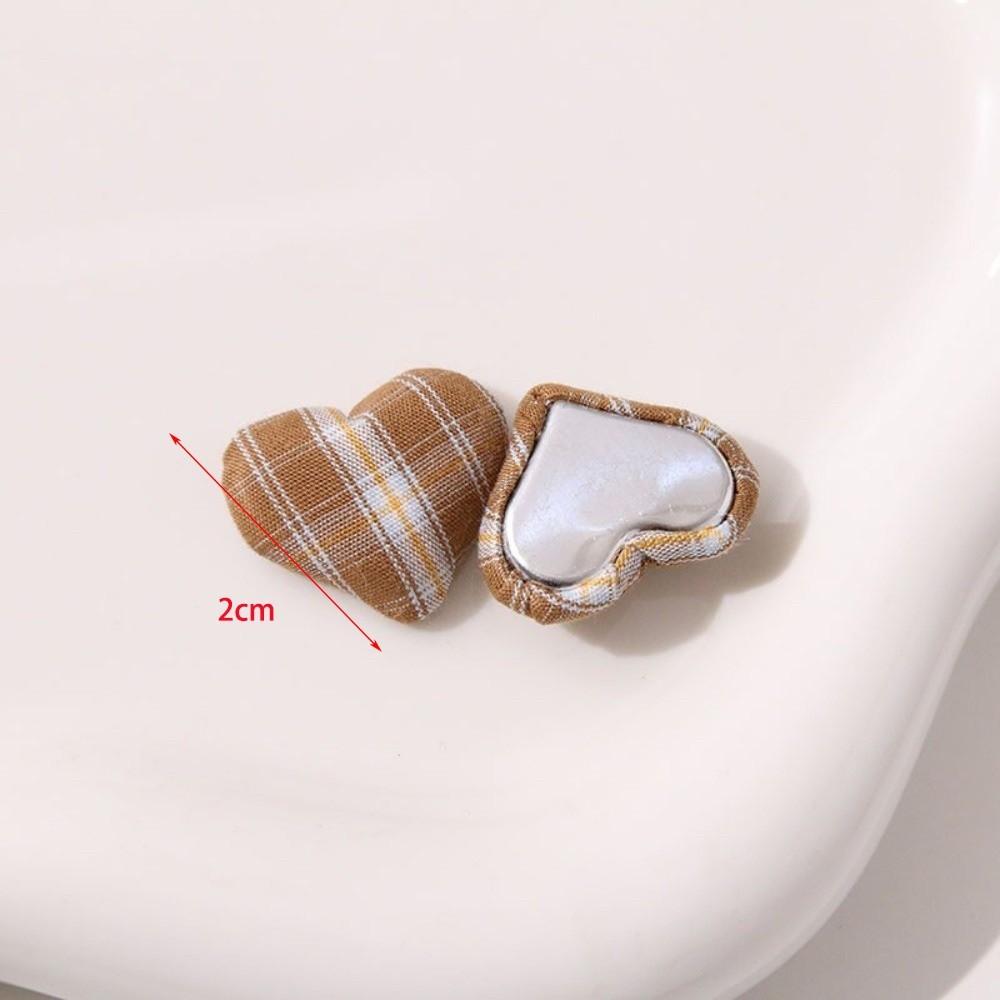 20pcs Heart Button Fabric Bag Buttons 20pcs Set Heart Shape Buttons Sewing Crafts