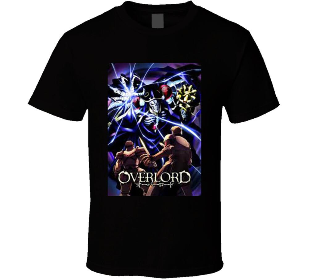 Постер Аниме Сериала Overlord Крутая Футболка для Фанатов Мужская Женская Топ