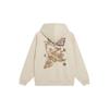 Li-Ning Anti-Wu Series Letter Pattern Print Hooded Long Sleeve Sweatshirt Unisex Tops Light-Cream AWDT089-1