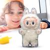 Для Labubu прозрачный защитный чехол Monster Toy Elf кукла чехол для хранения милый эльф плюшевый дисплей чехол для вечеринок кукол