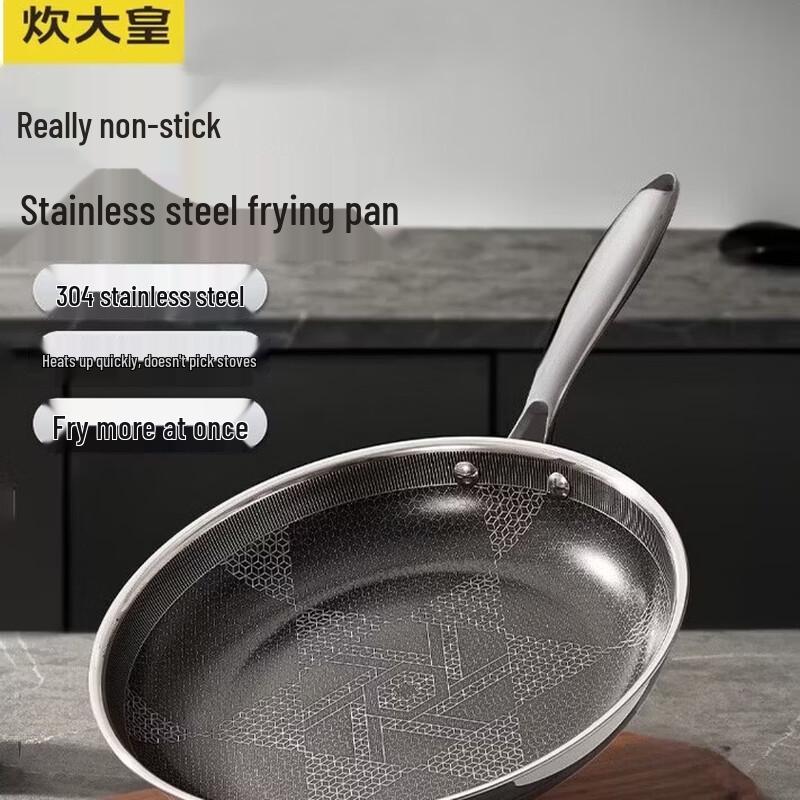 COOKER KING Сковорода с антипригарным покрытием, 28 см, с узором в виде звезд