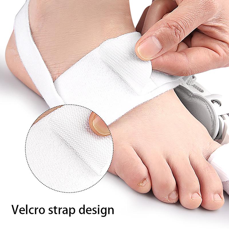 Thumb Eversion Orthotic Device Toe Separator Bunion Corrector With Anti-Slip Heel Strap Adjustable Orthotic Knob Buckle