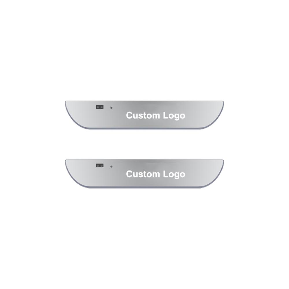 [Customized] Car door illuminated sill light logo Projector lamp USB Power Moving LED Welcome Pedal Car Scuff Plate Pedal light