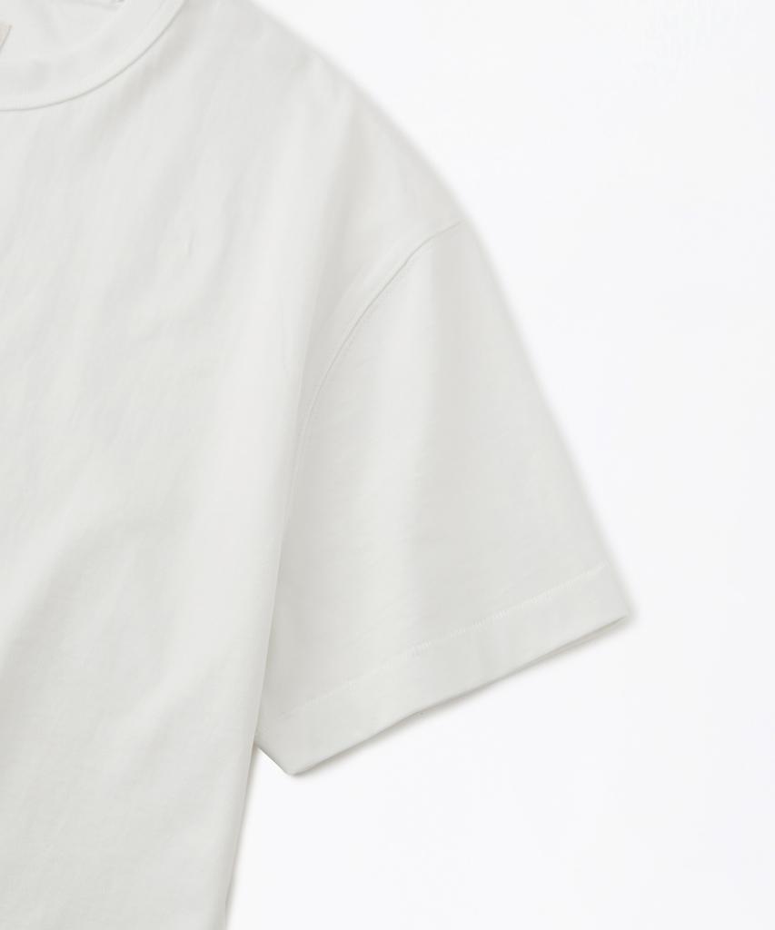 OUTSTANDING [2Pack] Crop Fit Half Sleeve Tee_Off White/Black