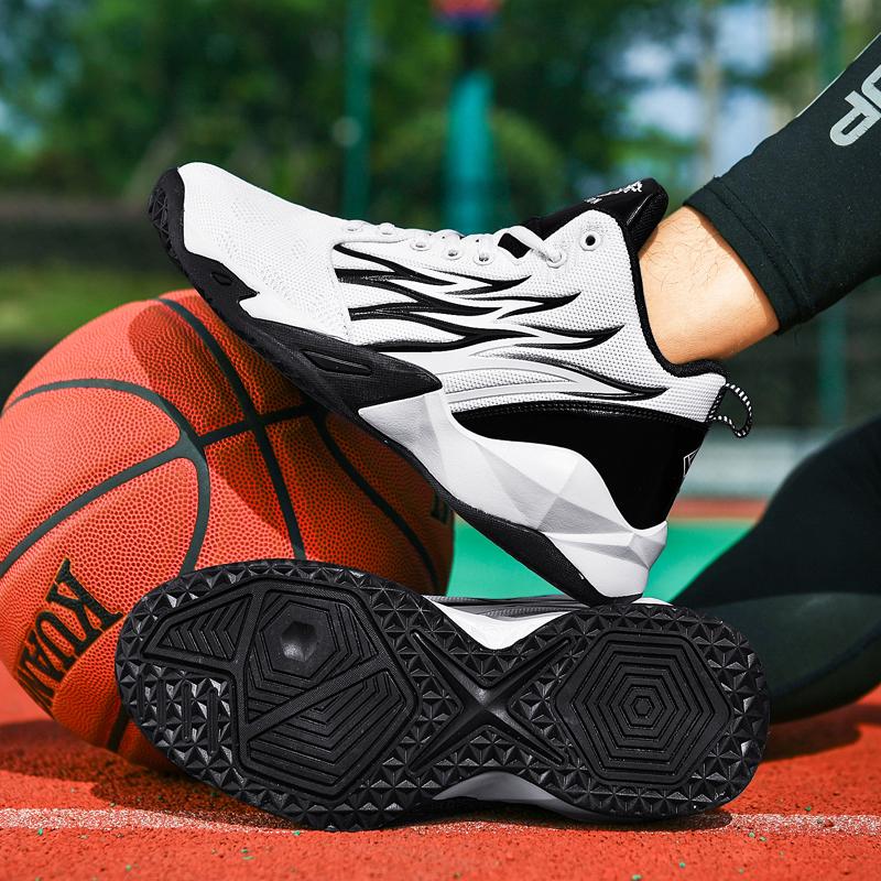 Новые баскетбольные кроссовки для мужчин, дышащие, амортизирующие, нескользящие, уличная спортивная обувь, спортивные баскетбольные кроссовки для тренировок в тренажерном зале, женские