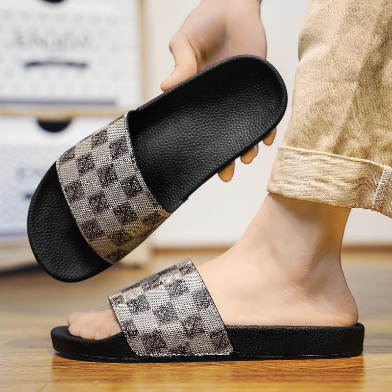 Тапочки мужские новые тапочки из ЭВА, легкие для ношения на улице, бытовые мужские с мягкой подошвой, классные тапочки