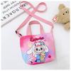Labubu Новая мультяшная холщовая сумка-шоппер сумка через плечо милая сумочка для маленькой девочки сумка дорожная для отдыха CLE
