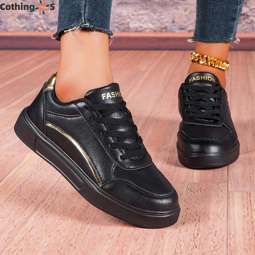 Женские кеды из искусственной кожи на плоской подошве без застежек