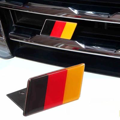 Универсальная автомобильная наклейка Значок-эмблема Флага Германии Эмблема Deutsch Бампер Передняя решетка Автонаклейка