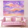 Cloud Pink Background Tapestry Romantic Home Decor Bedroom Living Room Backdrop Decoration Wall Hanging Home Decor
