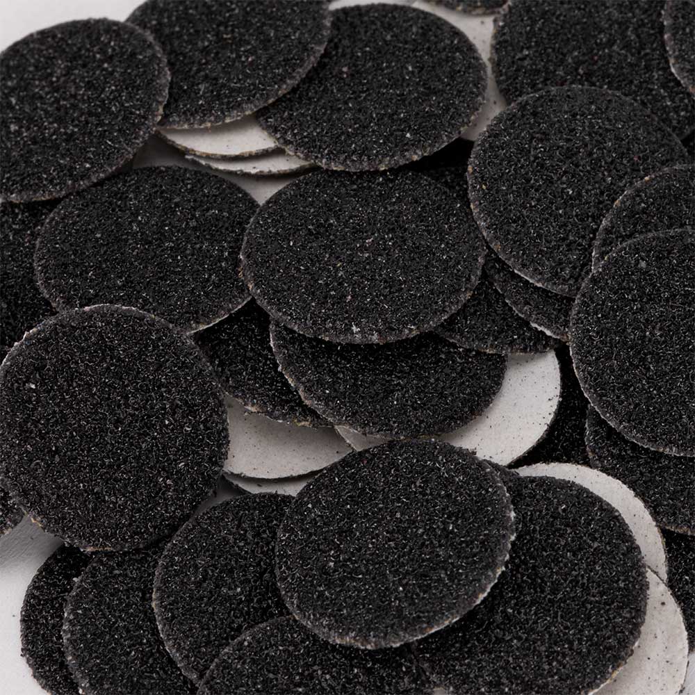Nakładki Ścierne Tarcze Wymienne 80 Grit Do Pododisk Rozmiar S 15 Mm 50 Szt