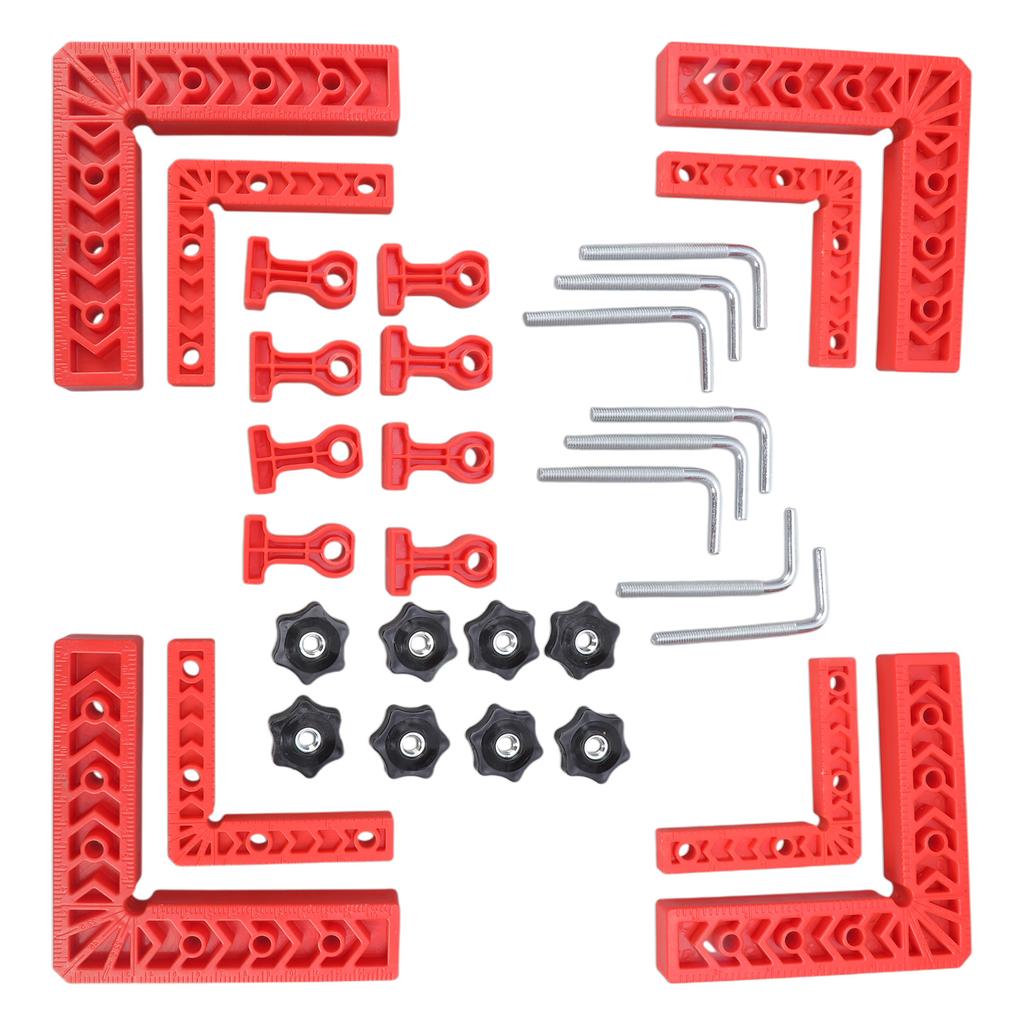 8 шт. угловых струбцин для деревообработки, 90-градусные прямоугольные струбцины для точного позиционирования и устойчивости для DIY проектов