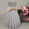 Rattan Living Room Ceramic Flower Pot Plastic Flower Vase Simplicity Flower Vase Imitation Ceramic
