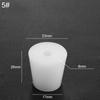 Hollow Water Pipe Wide Mouth Bottle Silicone Fermenter Cover Silicone Plug Test Tube Bottle Stopper