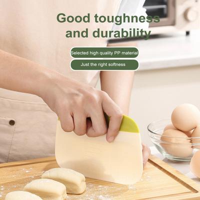 Скребок для теста с мерной шкалой, не содержащий бисфенола-А, можно мыть в посудомоечной машине, многофункциональный, кондитерский, хлеб, торт, пицца, кухонный резак, кухонные инструменты для выпечки