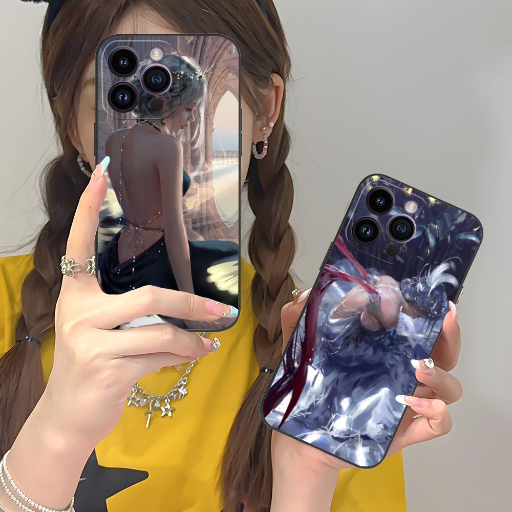 Anime Ghostblade Mobile Phone Case for iPhone 17 16 15 14 13 12 11 X XR XS 8 7 Air Pro Max Plus Mini Colorful Cover Cover Luxury
