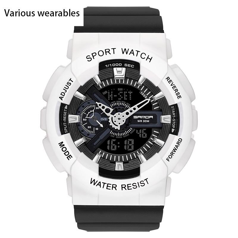 Корейская мода тренд микро бизнес светящиеся электронные спортивные модные студенческие корейские конфеты детские парные часы