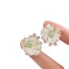 Серьги-гвоздики Super Fairy Ice Transparent Flower, женские, серии Mori, сладкая элегантность, легкая роскошь, индивидуальность, мода, темперамент, универсальные серьги