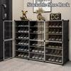 Shoe Rack Dustproof Stackable Shoe Shelf Multilayer Detachable Big Capacity Storage Racks Transparent Entrance Storage Shelves