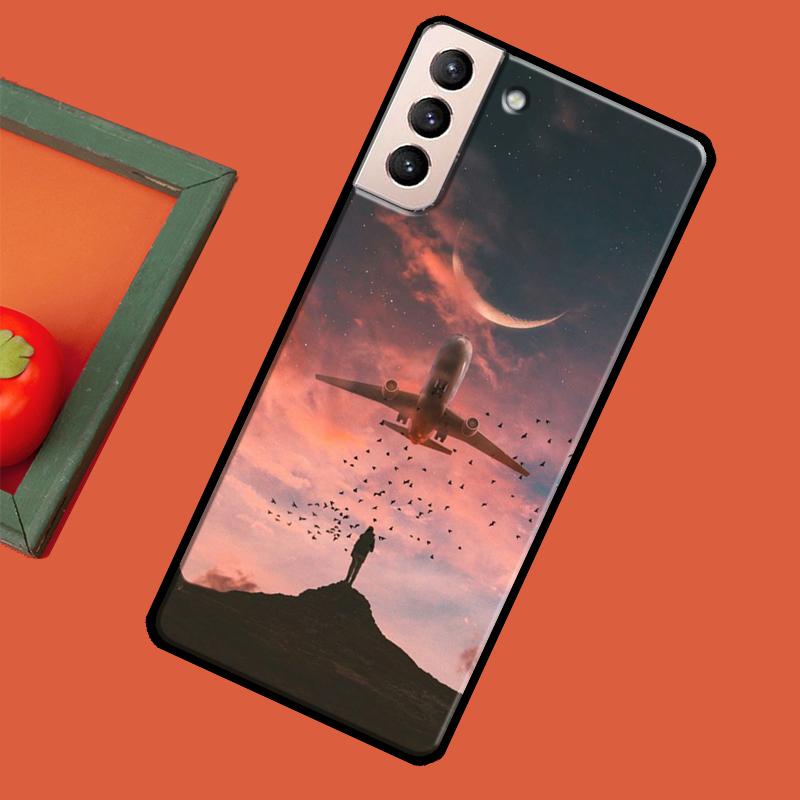 Авиаперелет  Кейс для путешествий  Чехол для Samsung Galaxy S23 S22 Ultra S20 FE S21 Ultra Note 20 S8 S9 S10 Note 10 Plus
