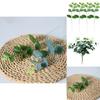 Artificial Eucalyptus Leaf For Wedding Decor With Silk Material For Home And Photography Use