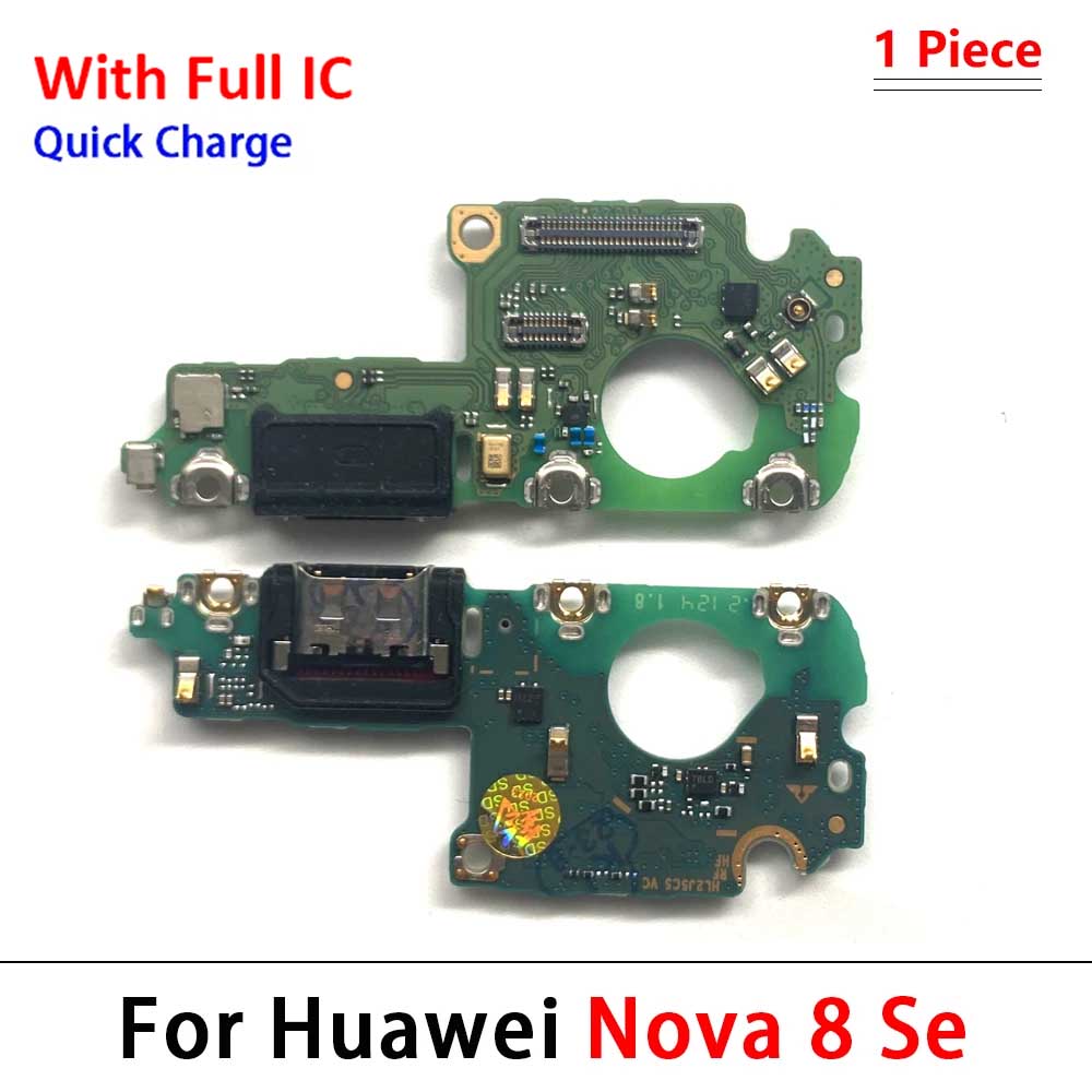 New For Huawei Nova 5 5T 7 7i 8 8i 9 10 Pro SE 5G USB Charger Dock Connector Charging Port Microphone Flex Cable