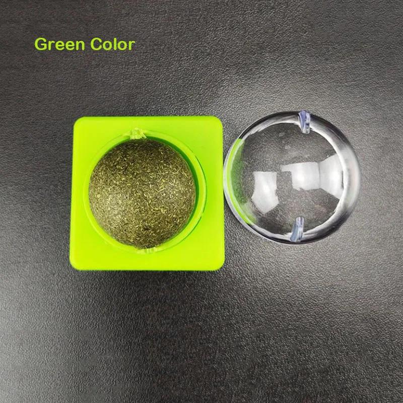 New Pet Cat Catnip Toys Funny 360 Degree Rotation Cat Toy Ball Treats Interactive Kitten Toys Fixable