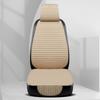 Новый полосатый льняной чехол на автомобильное сиденье дышащий противоскользящий износостойкий всесезонный универсальный подушка для одного сиденья