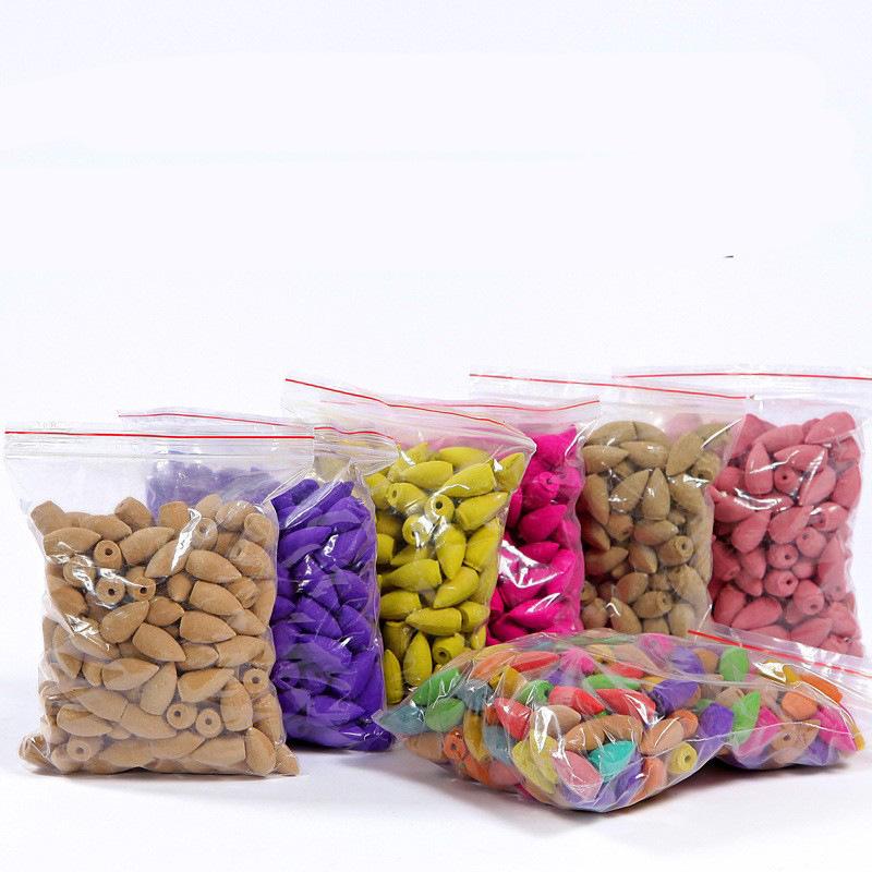 Конусы благовоний с обратным потоком из старого горного сандала - Натуральный агаровое дерево и полынь для ароматерапии, башня для дезодорации, текущие облака.