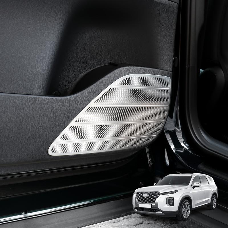 2PCS Auto Door Speaker Protective Cover Anti-Scratch Interior Trim For Hyundai Palisade -2025 LHD RHD Car Styling Decoration
