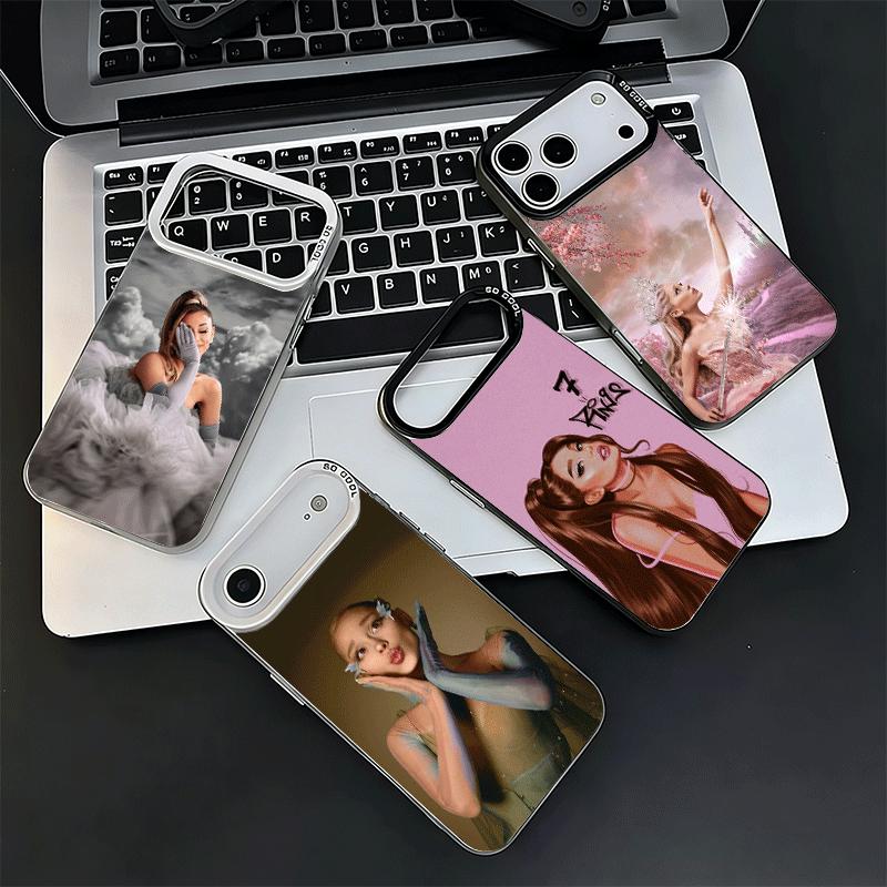 A-Ariana G-Grande Soft Phone Case for iPhone 15 16 17 Pro Max 17Air 16E 14 Plus 13 12 Mini Shockproof Cover Back Shell