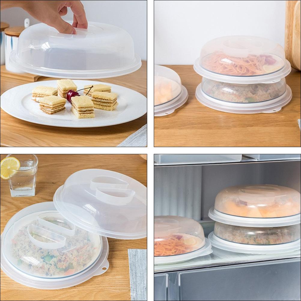 Microwave Oven Cover Transparent Food Lid Fittings Accessories Dessert Protecting Pp Protector