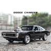 1:32 Alloy "Fast and Furious" Dodge Car Model with Sound and Light Die-cast Toy Car Pull Back Car Collection Ornaments Boys Gift Children's Toy