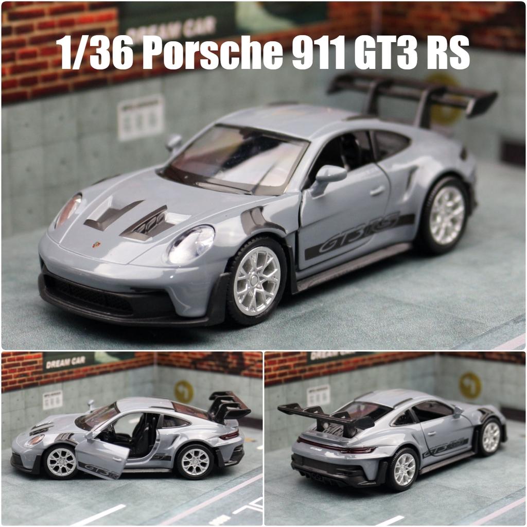 1/36 Porsche 911 GT3 RS игрушечная модель автомобиля для детей RMZ CiTY миниатюрная гоночная модель Free Wheels Pull Back литая металлическая коллекция подарок