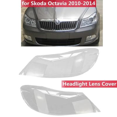 Крышка передней фары автомобиля для Skoda Octavia 2010-2014, абажур для авто, абажур, головной светильник, стеклянный корпус объектива