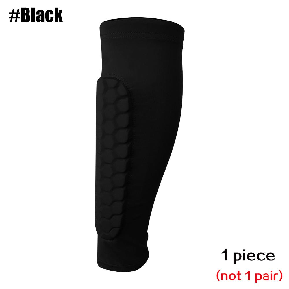 1 Pcs Honeycomb Soccer Shin Guards Football Shields Sports Legging Shinguards Leg Sleeves Protective Gear Shank Protector Unisex