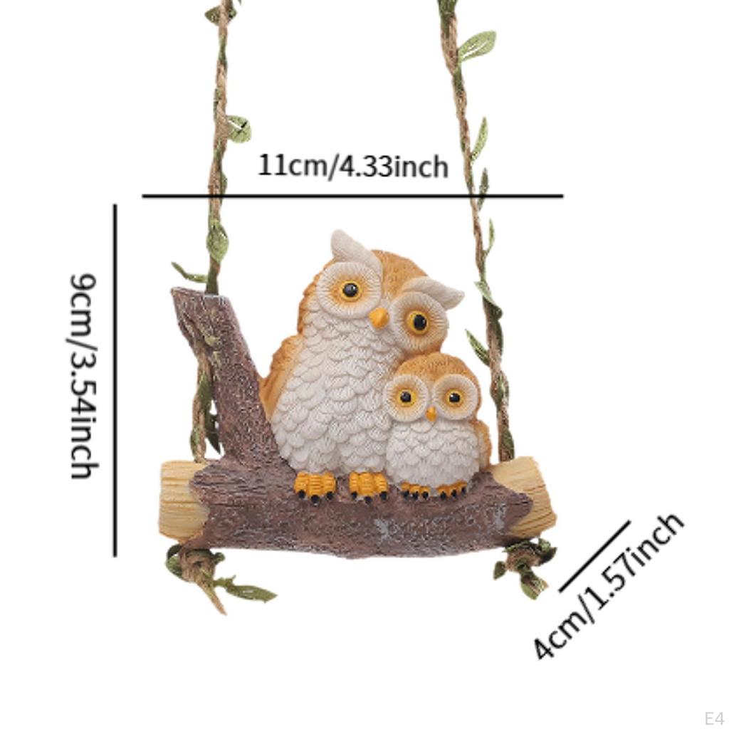 Фигурка животного, садовая скульптура для открытого пространства, подвесное украшение из смолы