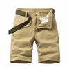 Hongxinjie Men's Slim Cotton Casual Summer Shorts