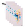 Temporary Body Art Decals 5 Sheets Butterfly Tattoo Stickers, Waterproof Flower Tattoos, Colorful Removable Stickers Face Tattoos for Parties