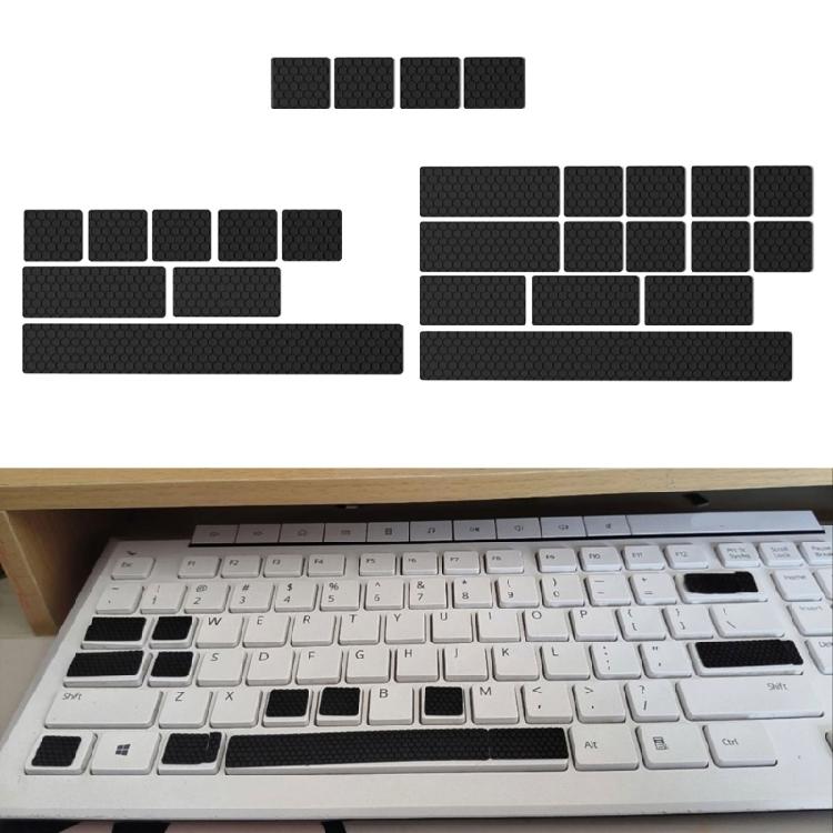 Silicone Keyboards Keycap Protectors AntiSkid Stickers for Reduced Noise and Secure Grip