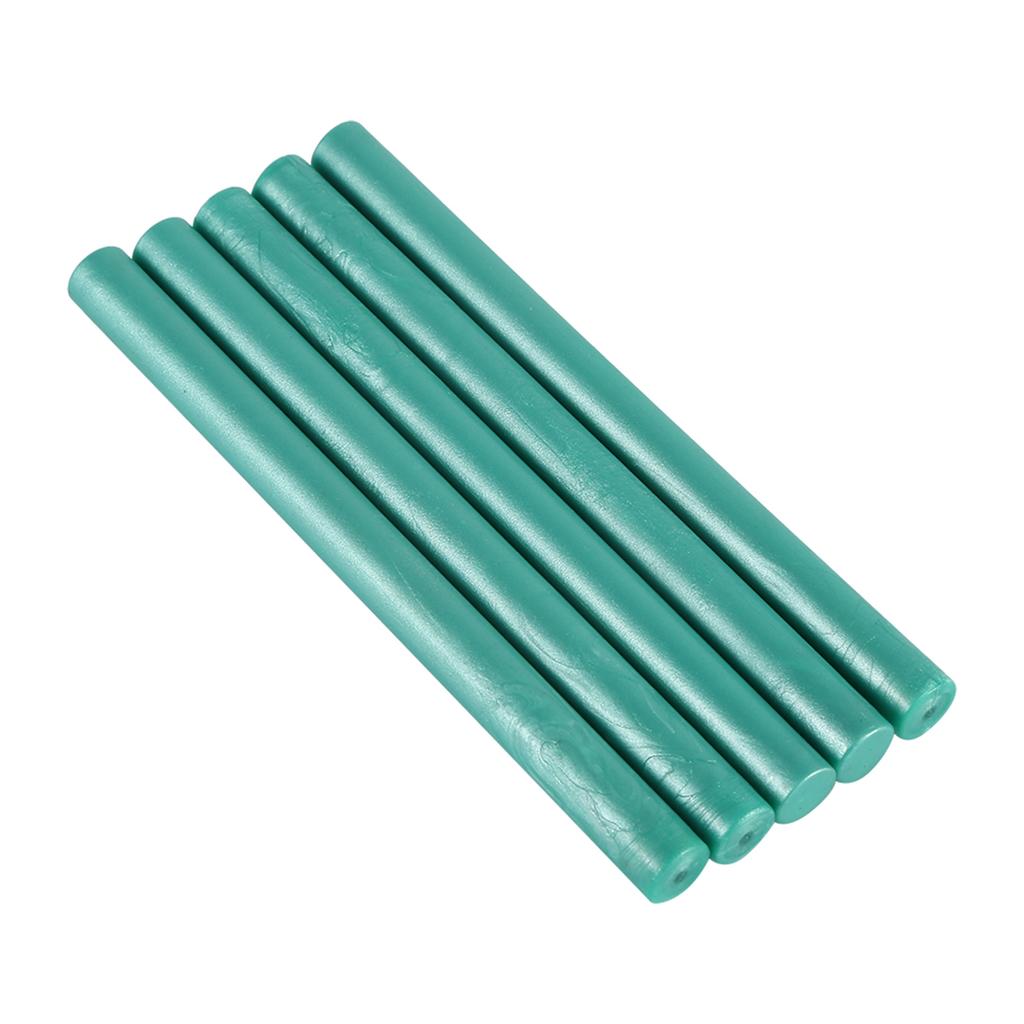 5 шт. восковых палочек для печати для запечатывания винтажных пригласительных открыток на день рождения и свадьбу (Золото)