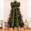 71 Inches Christmas Extra Large Velvet Bow Giant Xmas Tree Toppers Bows for Home Wreath Wall Backdrop Birthday Wedding Party Decoration