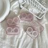 Solid Color Girls Contact Lenses Box Lens Case Women Portable Cute Glasses Case Holder Eyes Care Tools Kit Set Container