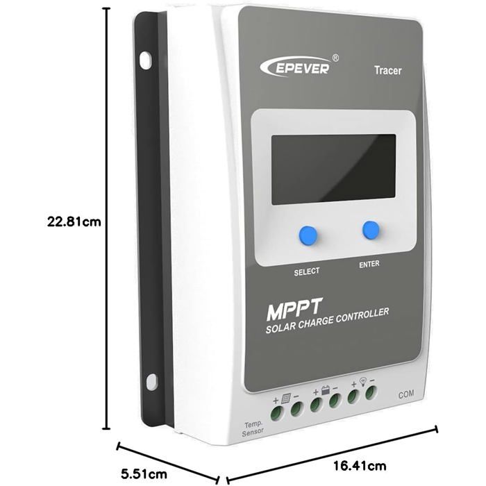 Régulateur de Charge Solaire EPEVER Tracer AN MPPT 30A 12V/24VDC LCD