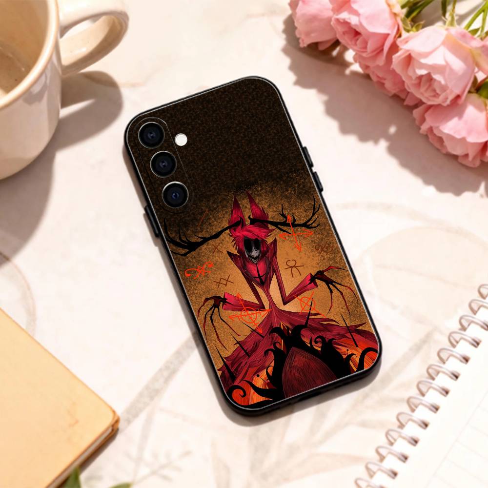 COOL H-HazbinS H-Hotels A-AlastorS phone Case For Samsung Galaxy A73,A72,A71,A70,A53,A52,A51,Others Soft Black Shell